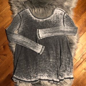 Free People Oversized Thermal Long Sleeve SzXS